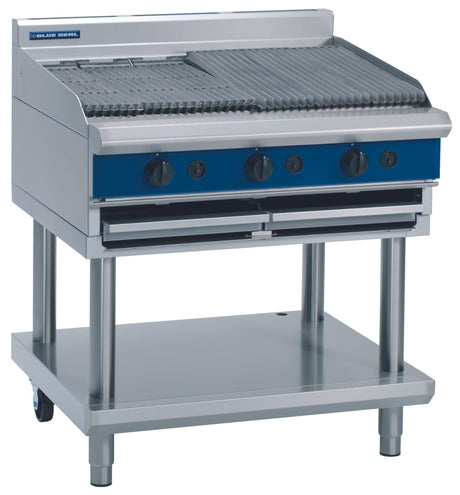 Blue Seal Evolution Series G596-LS - 900mm Gas Chargrill – Leg Stand