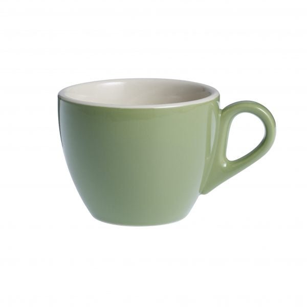 BW0215 Brew-Sage/White Large Flat White Cup 220Ml