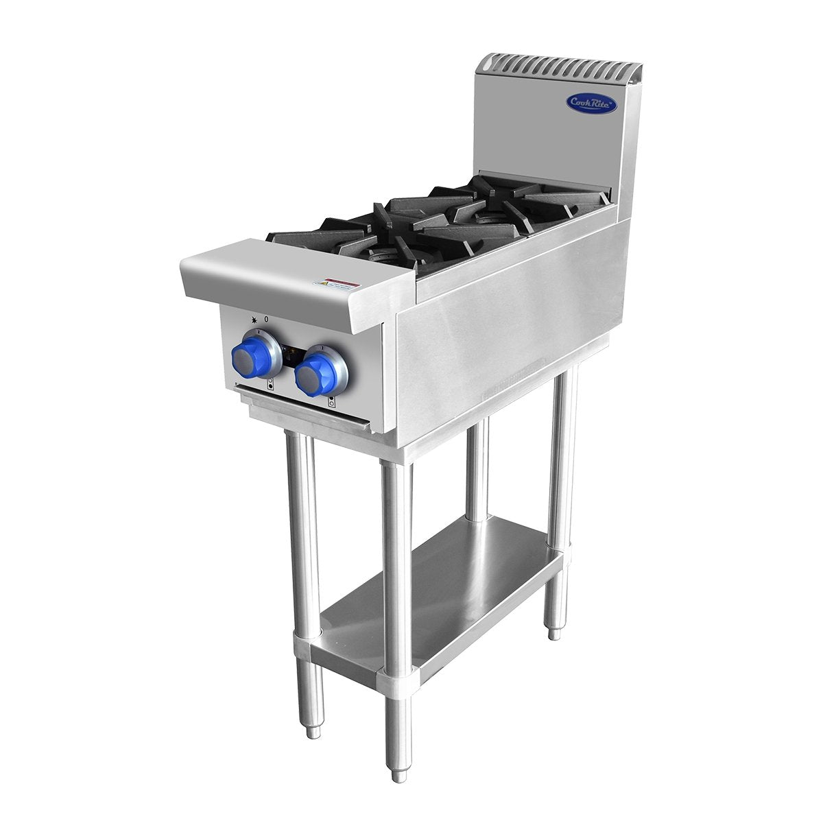 Cookrite 2 Burner Cook Top NG 300mm AT80G2B-F-NG