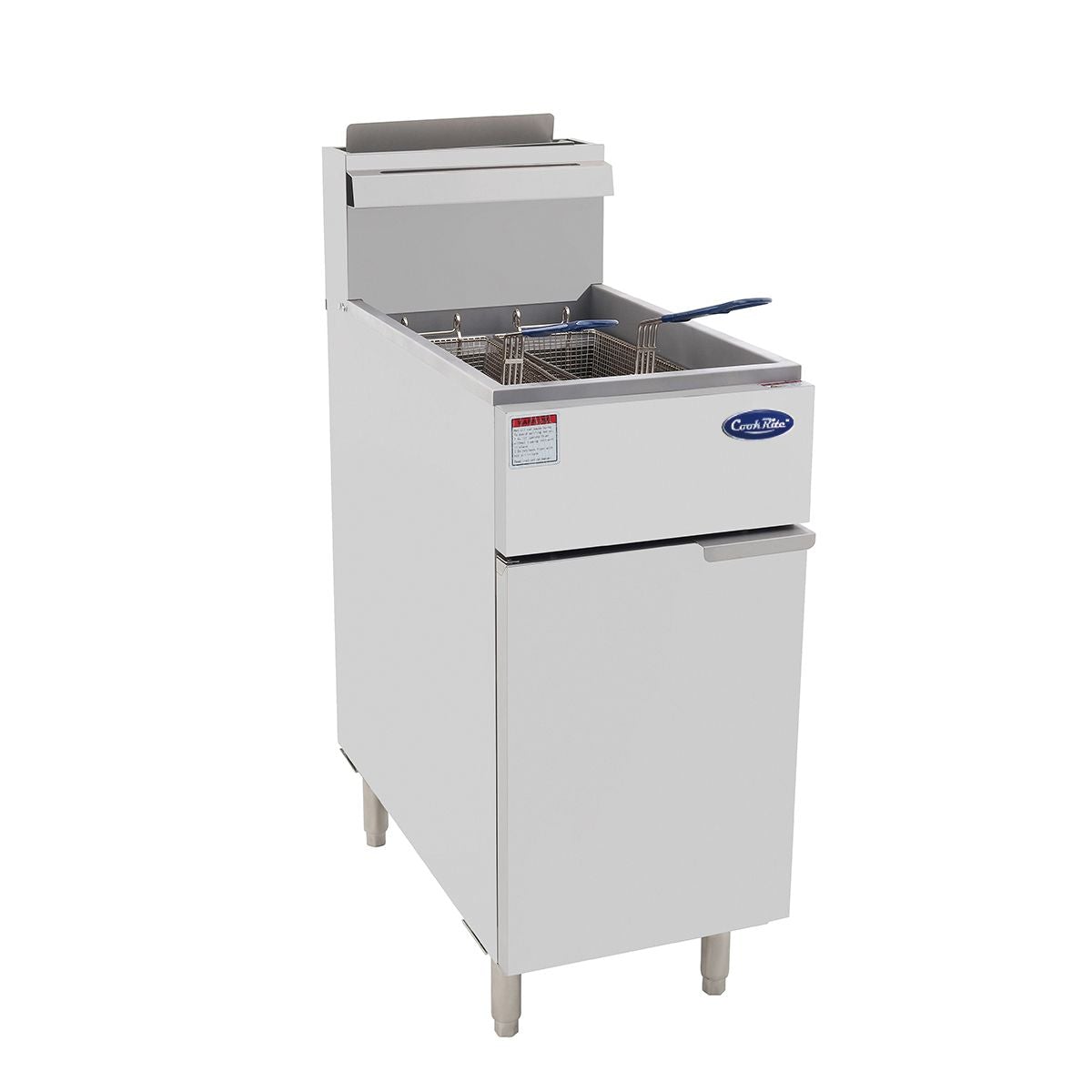 Cookrite 3 Tubes Gas Deep Fryer W395 X D765 X H1128 ATFS-40-LPG