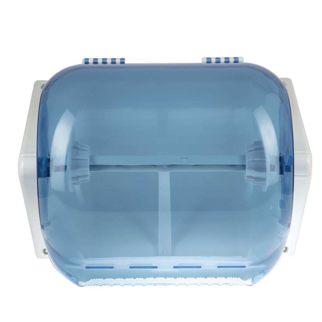 GD303 Jantex Plastic Blue Roll Dispenser
