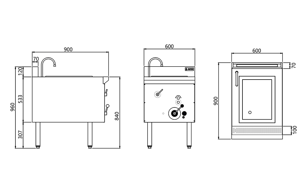 JASPER JA-NC-L Multi-Function Cooker LPG
