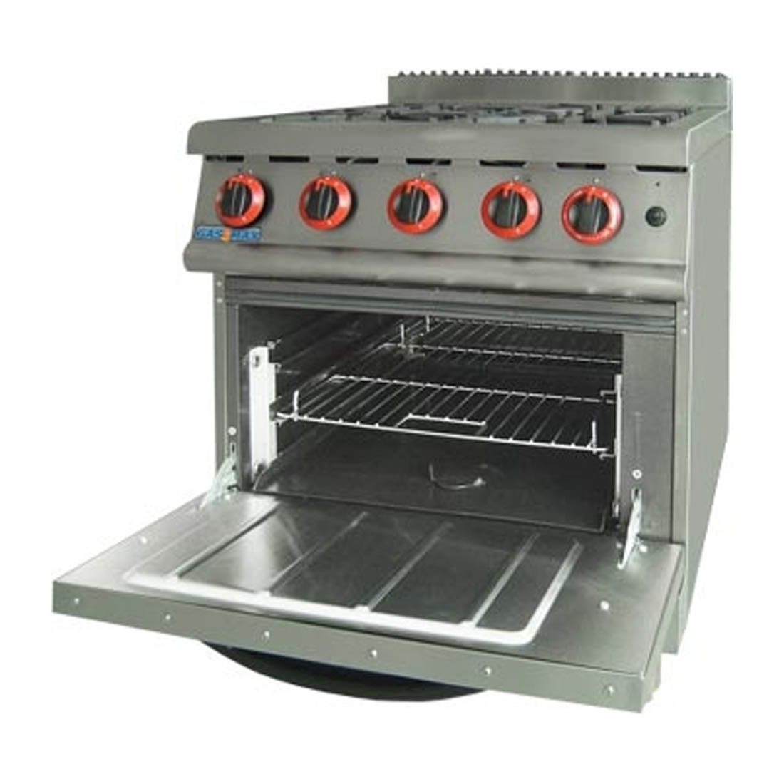 JZH-RP-4(R) GASMAX Natural Gas Four Burner Top On Oven