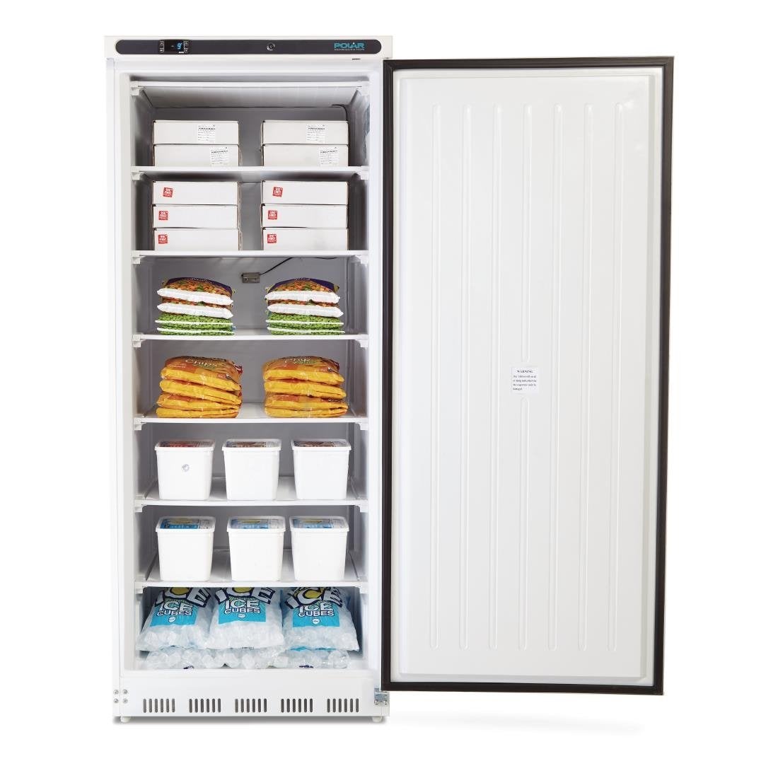 Polar C-Series Upright Freezer White 600Ltr CD615-A