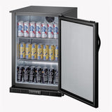 Polar G-series Single Door Back Bar Cooler Solid Door 128L GE997-A