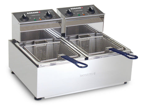Roband Double Pan Electric Fryer 2 x 8lt F28