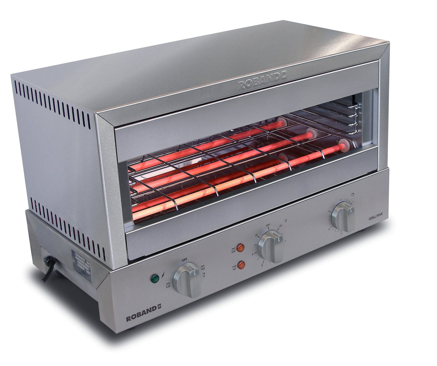 Roband Grill Max Toaster 8 slice, glass elements GMX810G