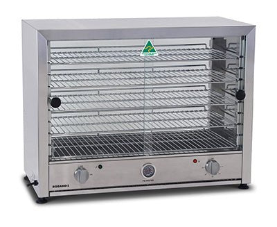 Roband PM100 Pie warmer with glass doors single side