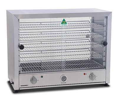 Roband PM100G Pie warmer with glass doors both sides