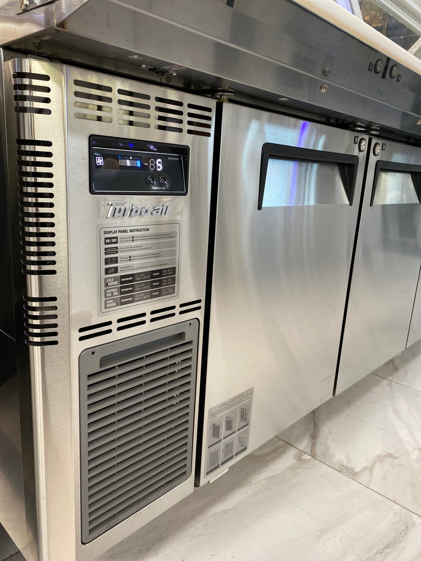 Turbo Air KSR9-1 90cm Salad / Noodle Bar