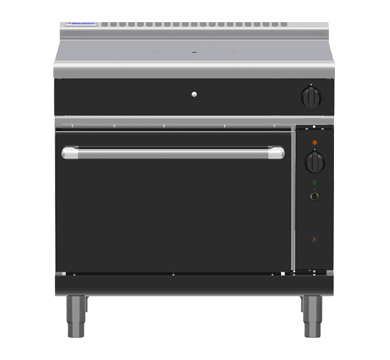 Waldorf Bold RNB8110GC - 900mm Gas Target Top Convection Oven Range