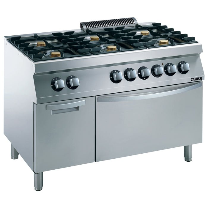 5 burner gas hob and electric oven