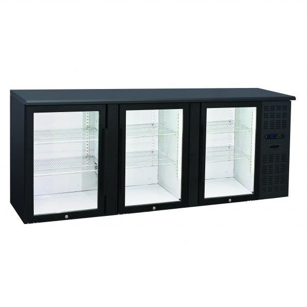 Anvil BBZ0300 Three Door Glass Backbar Fridge