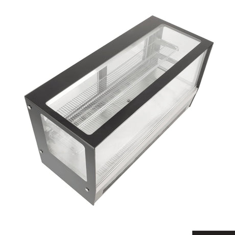 Counter top square 2 Shelves Glass cold food display - GN - 1200RT