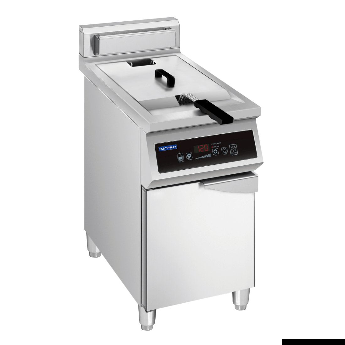 Electmax 700 Series Induction Single Fryer with Splashback - IFS7 - 30L