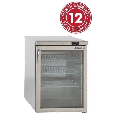 Exquisite MC200G One Glass Door Underbench Fridge