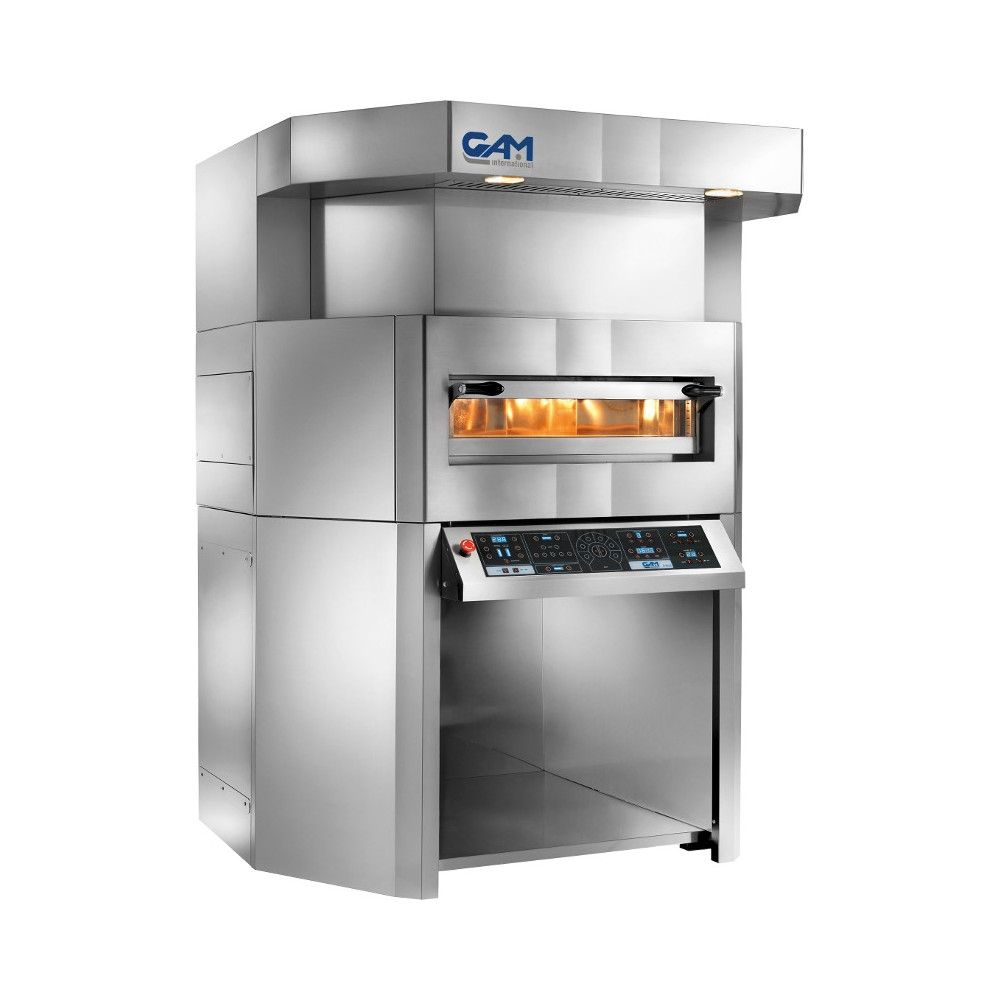 GAM The Prince Rotating Deck Pizza Oven on Cupboard Base