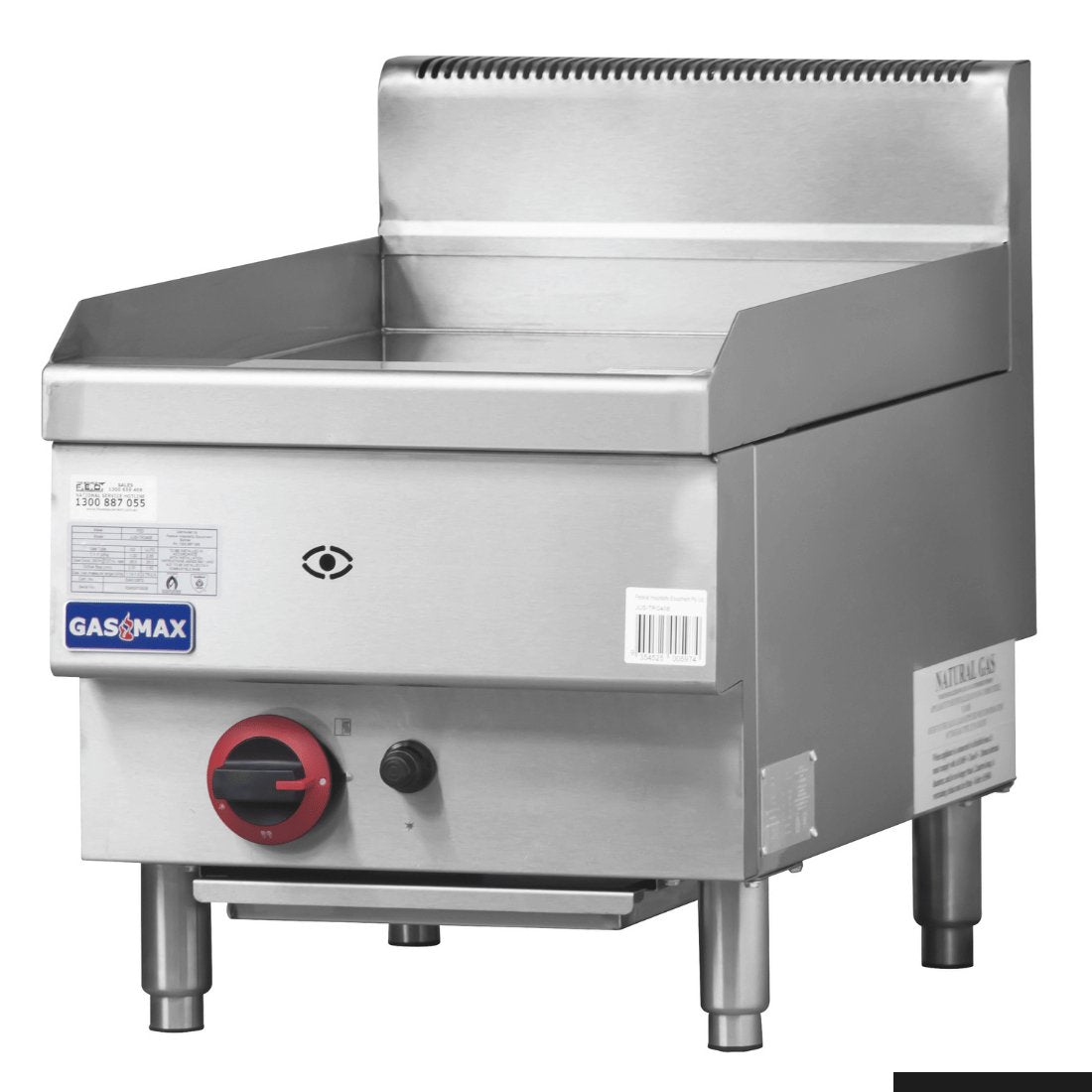 GASMAX Benchtop Single Bunner Griddle - JUS - TRG40E