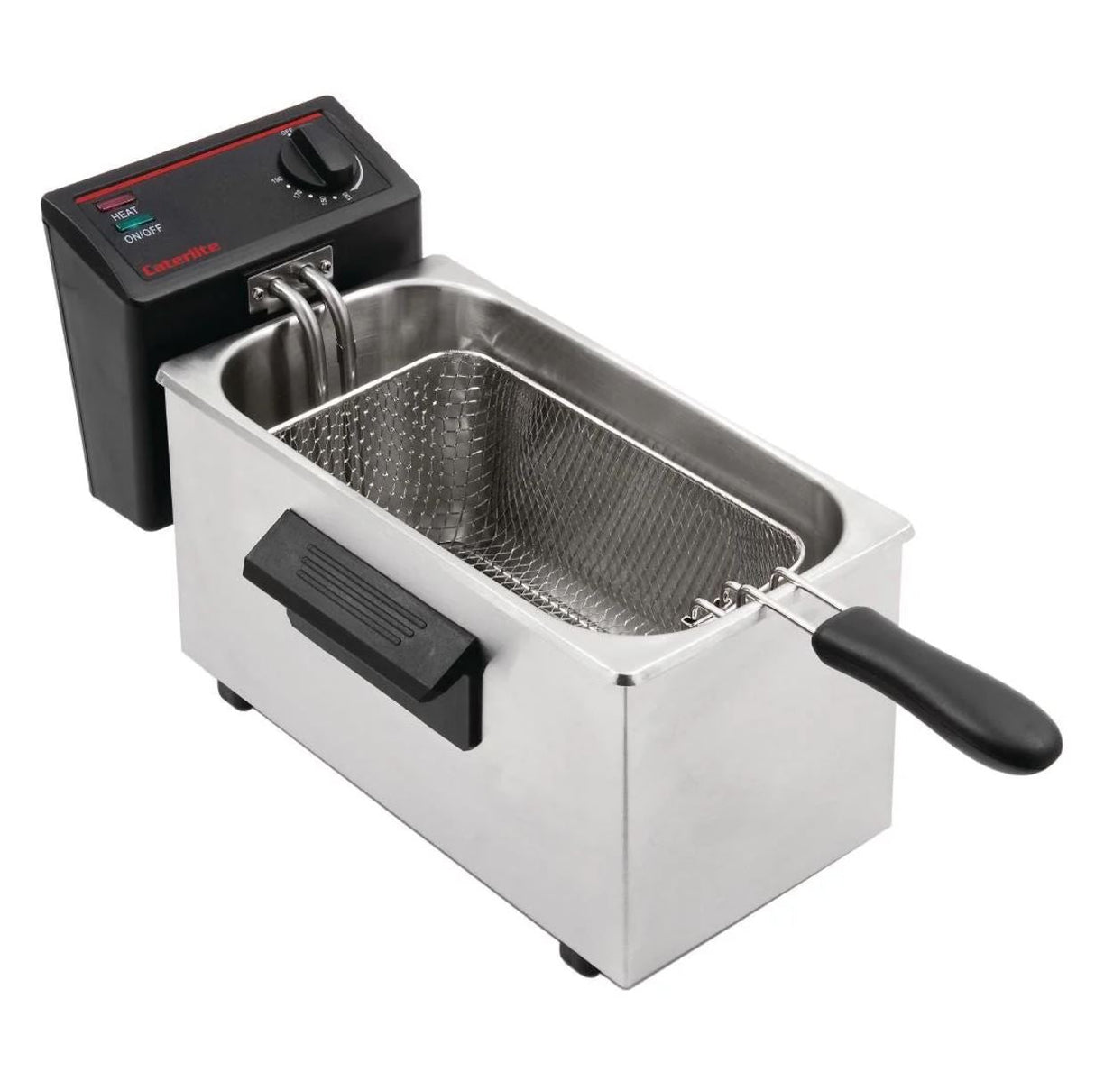 GG198 - A Caterlite Light Duty Single Tank Single Basket Countertop Fryer 3.5Ltr