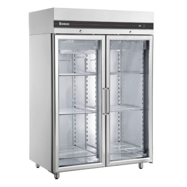 Inomak UFI2140G Double Glass Door Upright Freezer