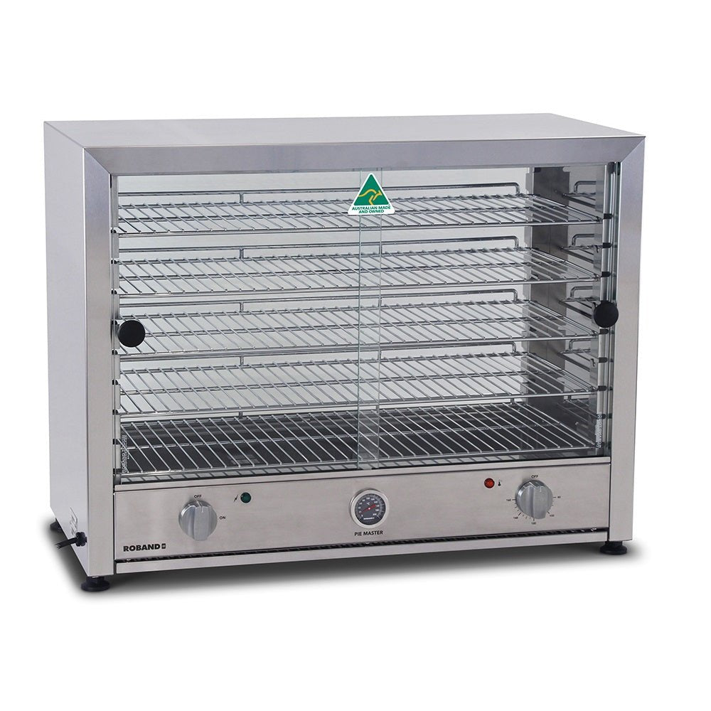 Roband PM100G Pie warmer with glass doors both sides