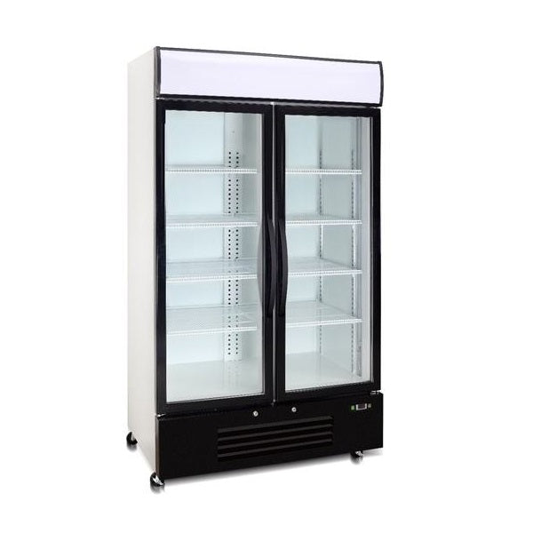 Saltas DFS2999N Double Glass Door Freezer