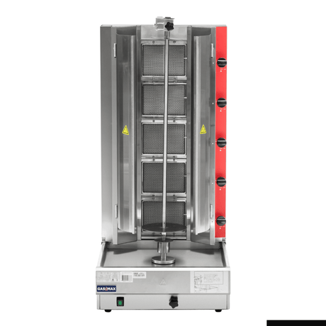 Semi - automatic 5 Burner NG Kebab Machine KB - 5