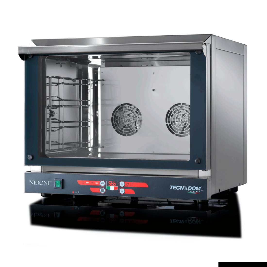 TDE - 4CGND TECNODOM Nerone EKO Digital 4x GN 1/1 Tray Convection Oven