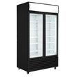 Thermaster 1000L Colourbond Upright Beverage Fridge 2 Doors Black LG - 1000BP