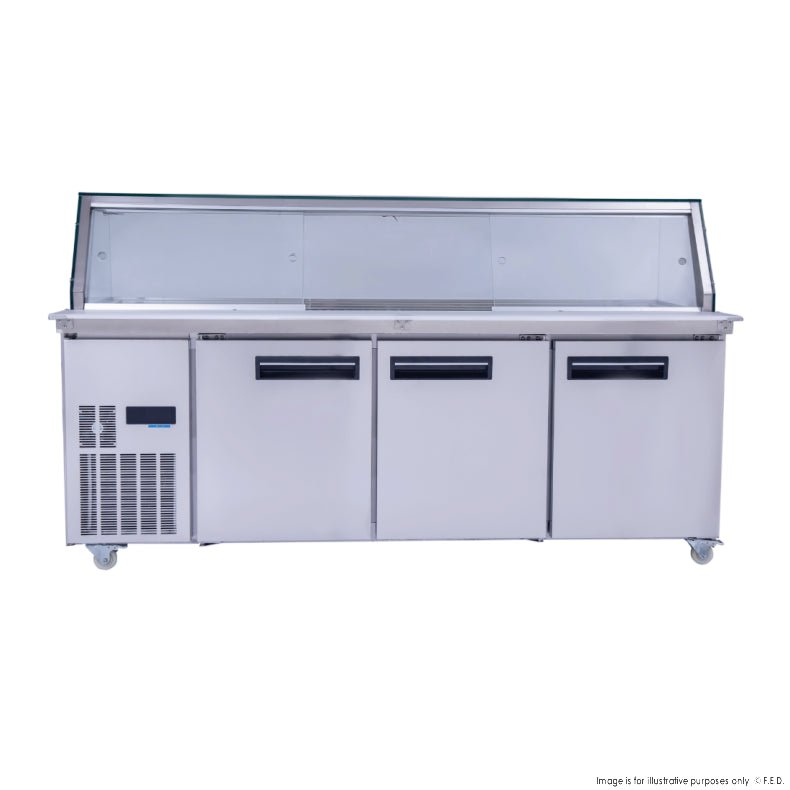 Thermaster Cold Salad & Noodle Bar 6x1/1 GN Pans PG210FA - XG