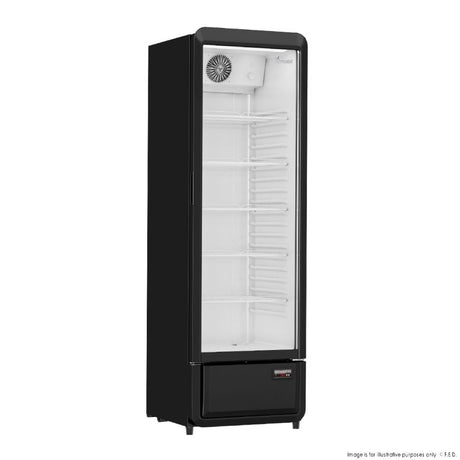 Thermaster Upright Glass Door Beverage Fridge - SDC - 258B