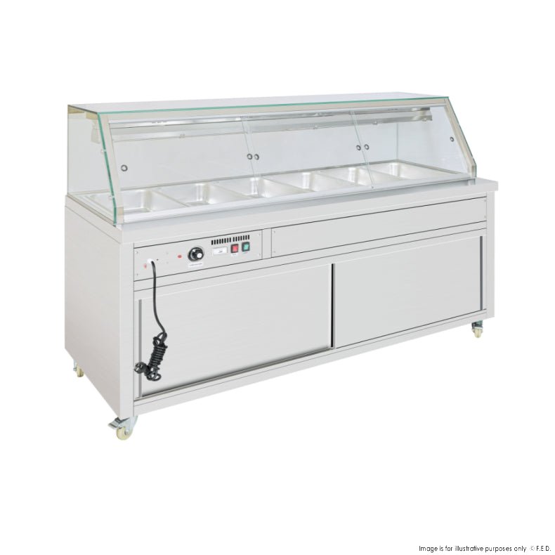 Thermaster Wet and Dry Bain Marie Display 6x1/1 GN Pans PG210FE - XG