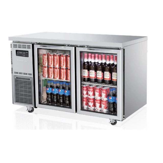 Turbo Air KGR12 - 2 Fridge Undercounter Glass Door