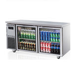 Turbo Air KGR15-2 Fridge Undercounter Glass Door