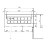 Turbo Air KHR15-2 Salad Side Prep Table Hood Lid