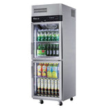 Turbo Air KR25-2G 2 Half Glass Door Fridge Upright