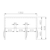 Turbo Air TB13-8H-SWS Fridge Back Bar