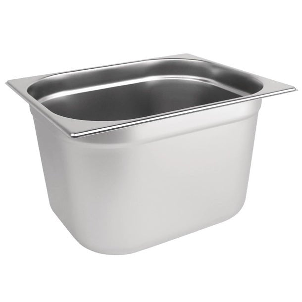 6 Pack of Stainless Steel Gastronorm Pan 1/2 200mm Deep