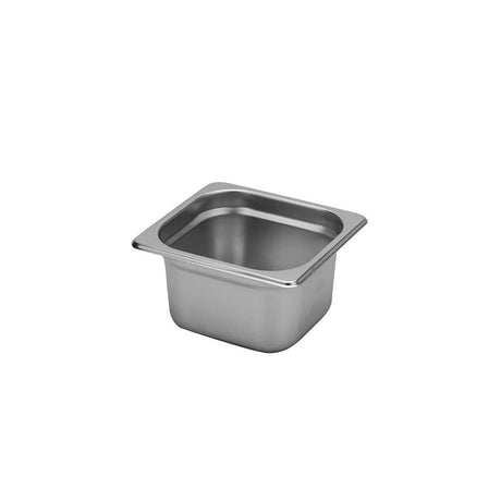 6 Pack of Stainless Steel Gastronorm Pan 1/6 100mm Deep