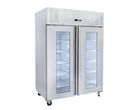Airex Double Glass Door Upright Fridge AXR.URGN.2G - To suit 2/1GN
