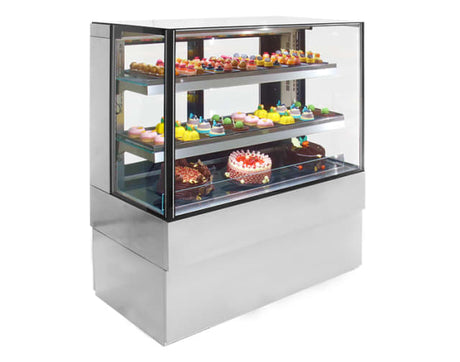 Airex Freestanding Refrigerated Square Food Display AXR.FDFSSQ.09