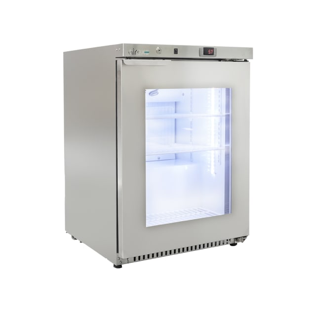 Airex Single Glass Door Undercounter Fridge AXR.UC.1G