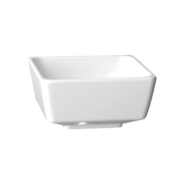 APS83916 APS Square Dish-190X190X95Mm White Melamine”Float”