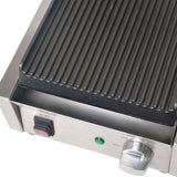 Apuro DY993-A Single Contact Grill Ribbed Plates