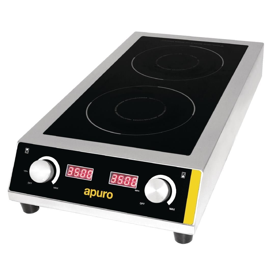 Apuro GF239-A Heavy Duty Double Induction Cooktop 7kW