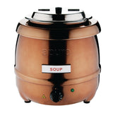 Apuro Soup Kettle Copper Finish 10Ltr