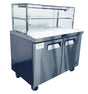 Atosa 2 DOOR SANDWICH BAR WITH GLASS CANOPY 1530mm MSF8303G