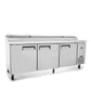 Atosa 3 Door Pizza Prep Table Fridge 2362mm MPF8203