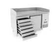 Atosa EPF3490 1 Door Pizza Table Fridge With Drawers 1510mm