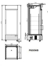 Atosa P1000WB-A Double Glass 2 Door 1000l Upright Fridge